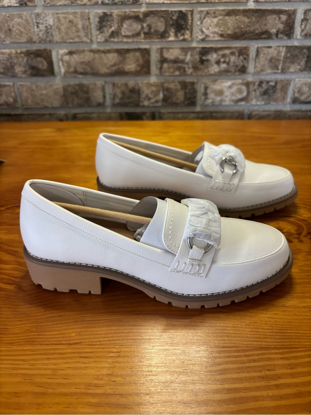 Dolce Vita White Loafers